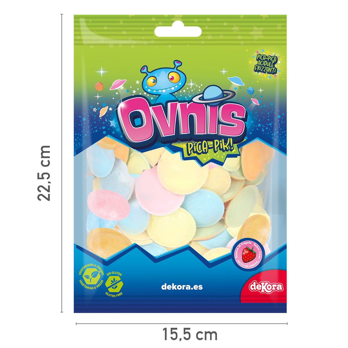 OVNIS RELLENOS CON PICA PICA 39GR