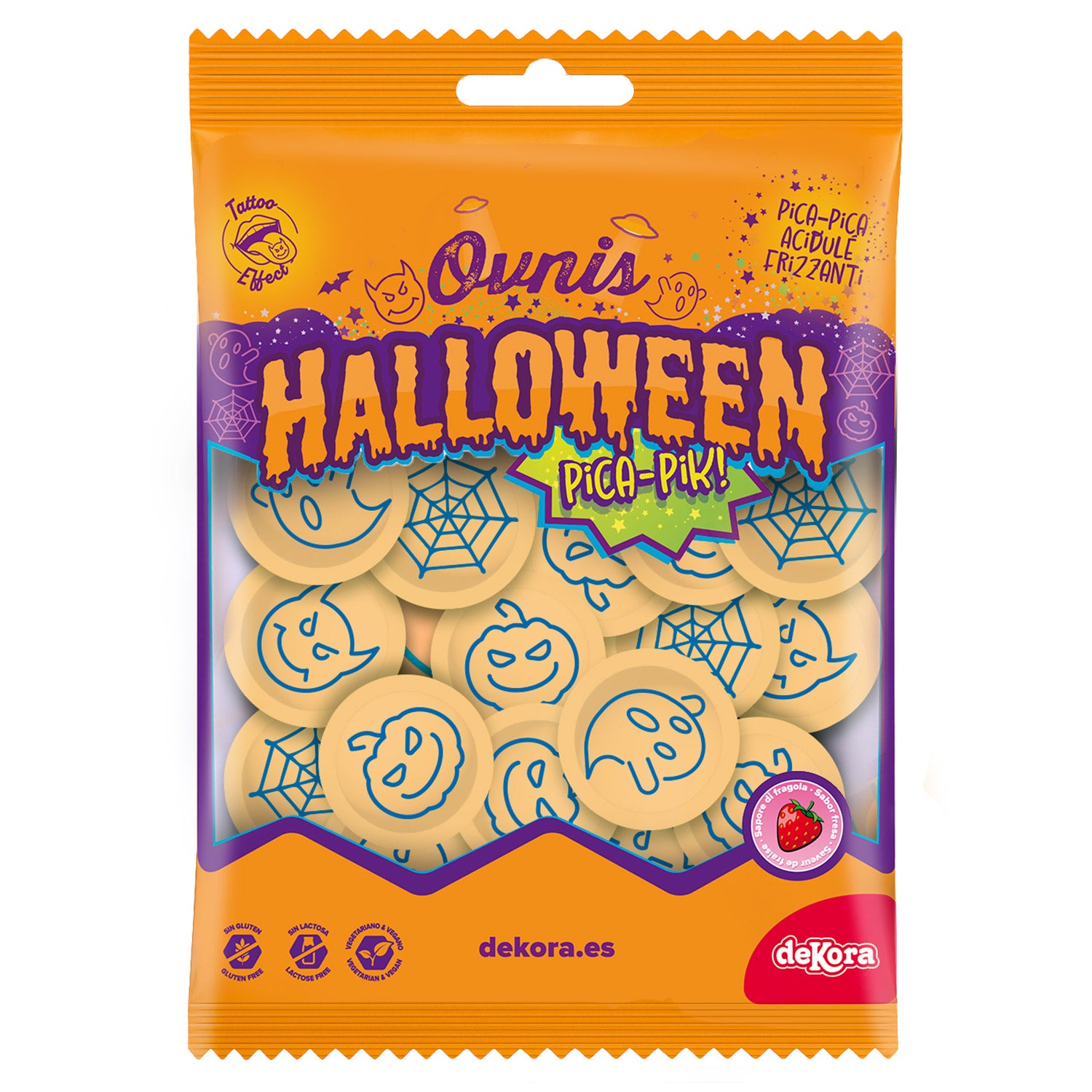 UFO RIPIENI DI PICA PICA TATTOO HALLOWEEN 39GR