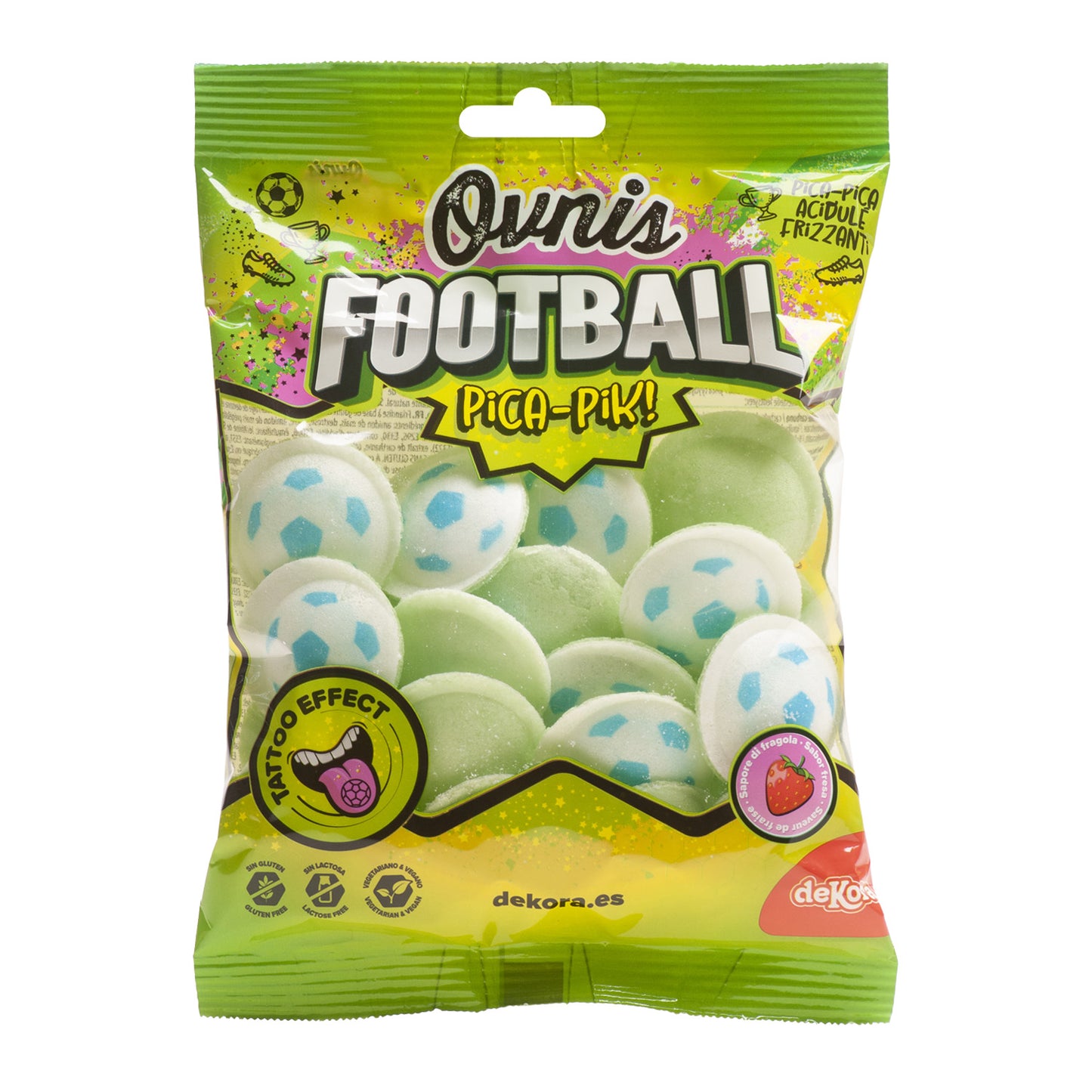 OVNI HOSTIA RECHEADOS COM PICA PICA FUTBOL 39GR