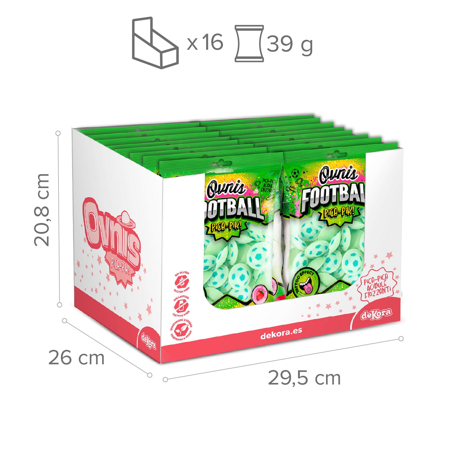 UFOS RECHEADOS COM PICA PICA FUTBOL 39GR