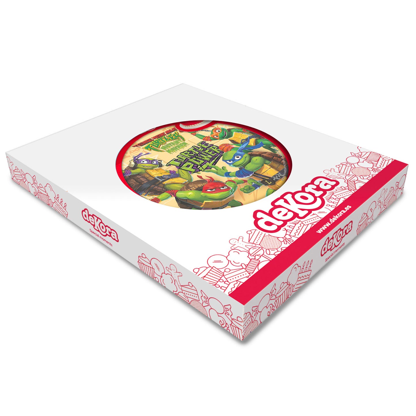 DISCO OBLEA TARTA TORTUGAS NINJA 20CM