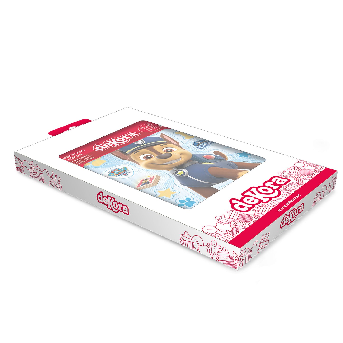 SILUETTA DI CIALDA PER TORTE CHASE PAW PATROL 14.8X21CM