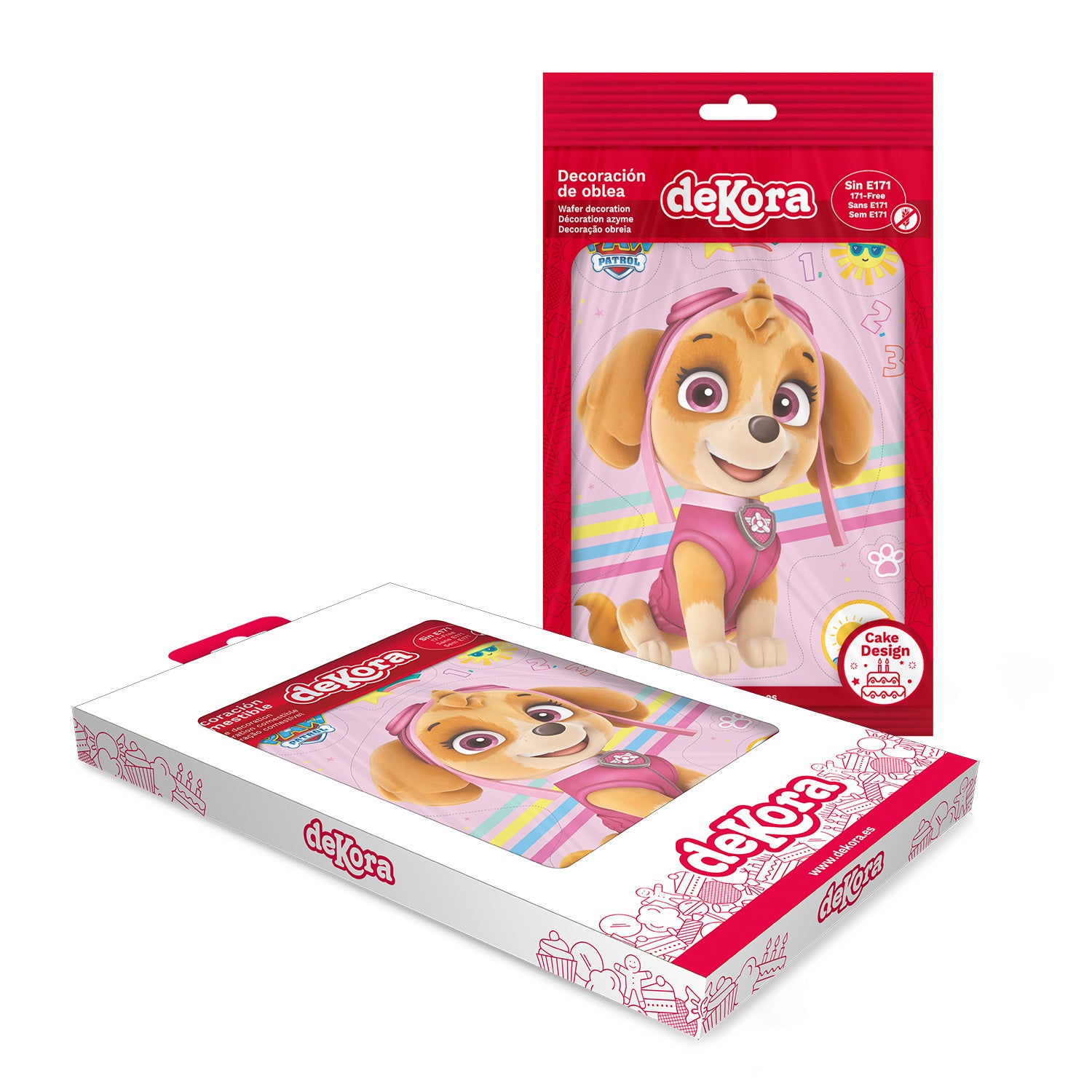 WAFER CAKE TOPPER PAW PATROL SKYE 14.8X21CM A5