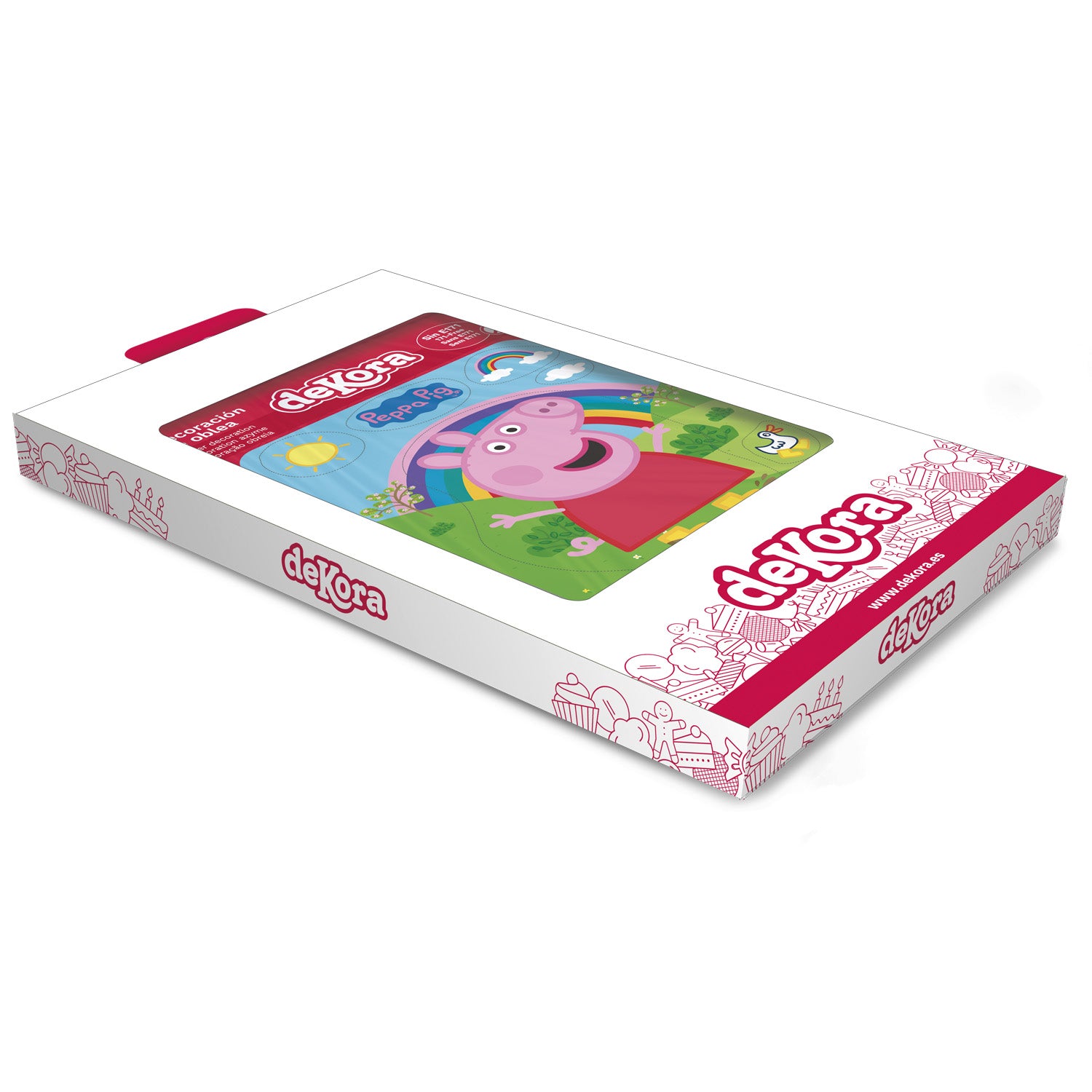 CAKE WAFER SHAPE PEPPA PIG 14,8X21CM A5