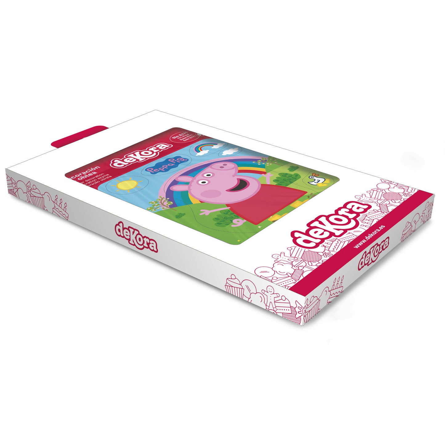 CAKE WAFER SHAPE PEPPA PIG 14,8X21CM A5