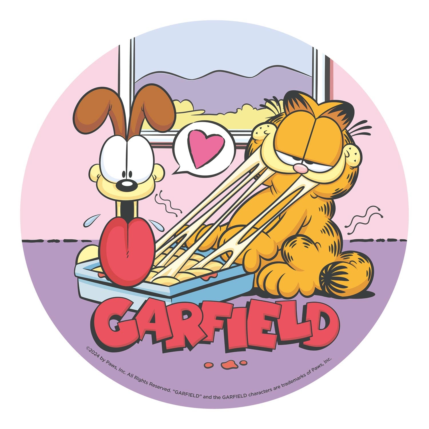 DISCO CIALDA GARFIELD 20CM