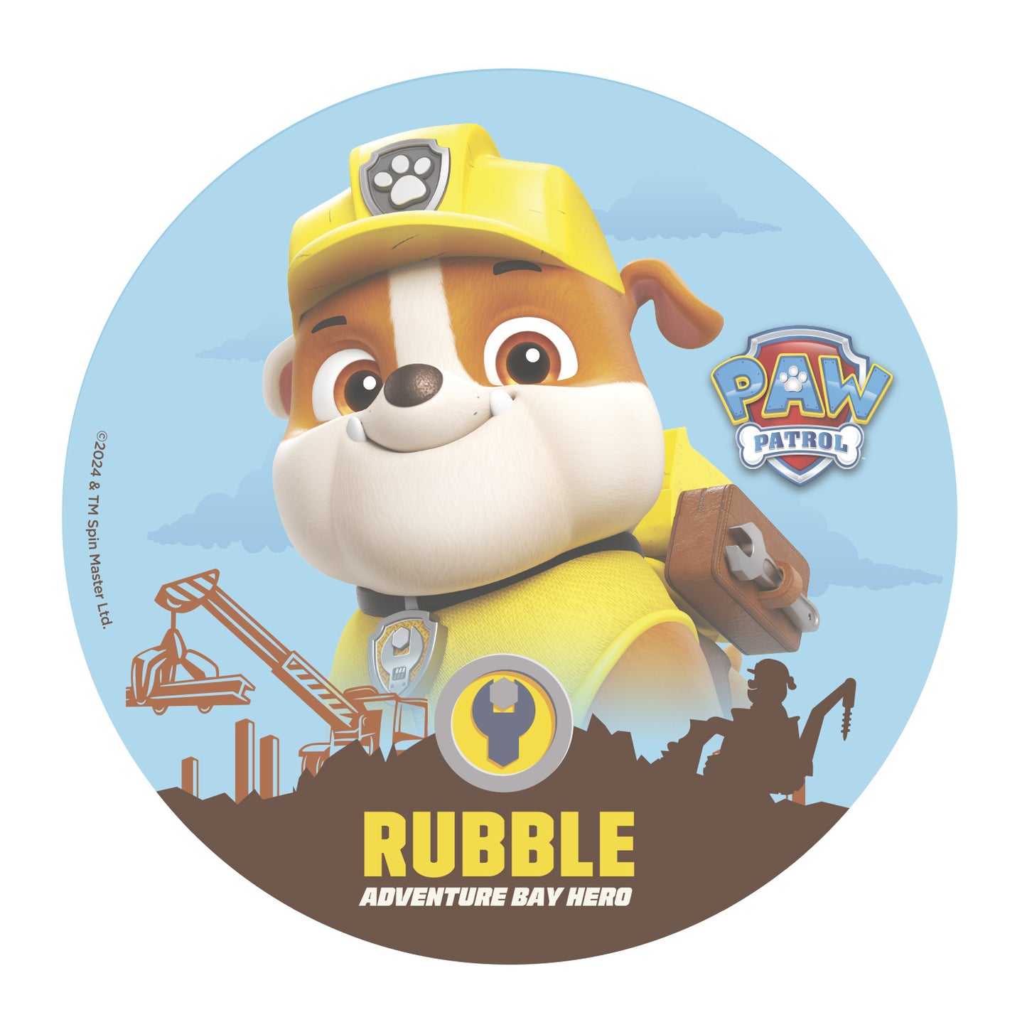 RUBBLE CAKE WAFER DISC 20CM