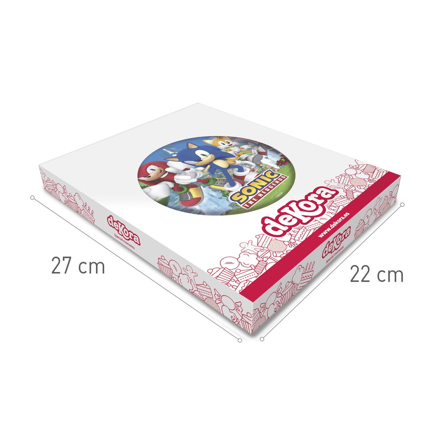 DISCO OBLEA TARTA SONIC 20CM