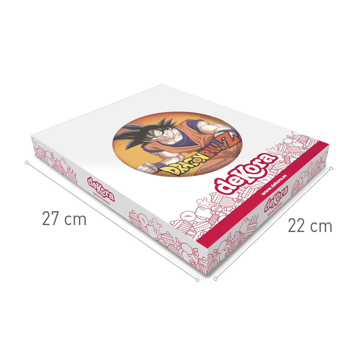 DISCO OBLEA TARTA DRAGON BALL 20CM