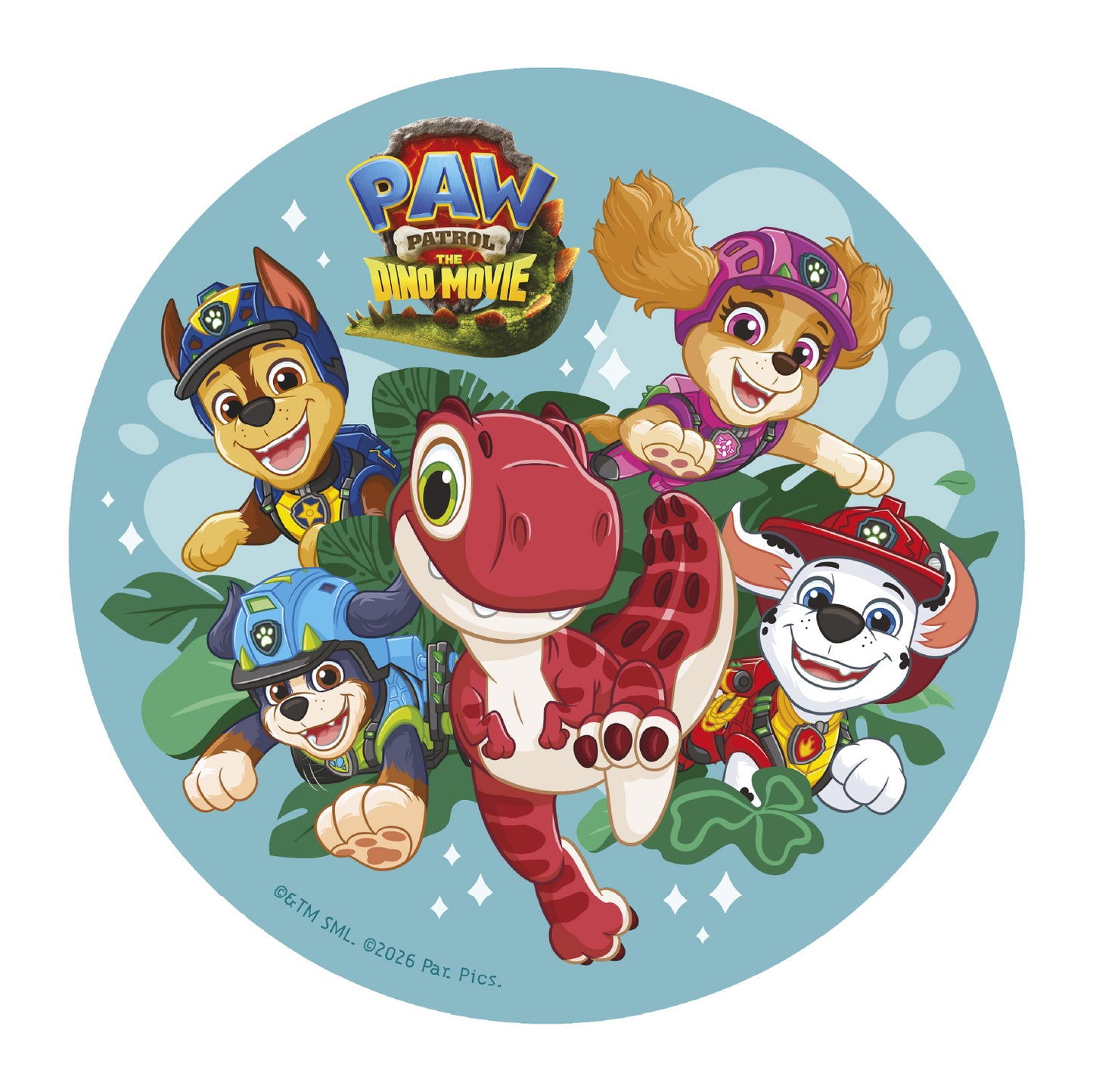 DISCO OBLEA TARTA PAW PATROL MOVIE 3 20CM