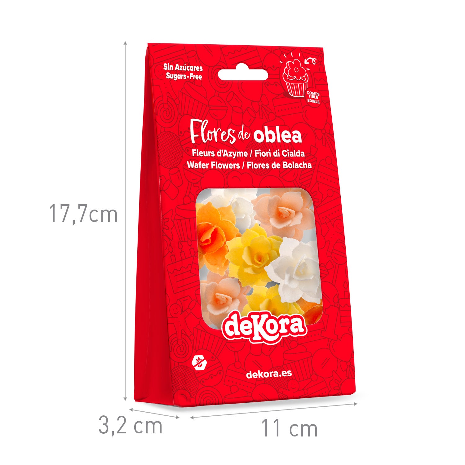 8 MINI BOLACHA DE OUTONO NENUFAR 4,5CM