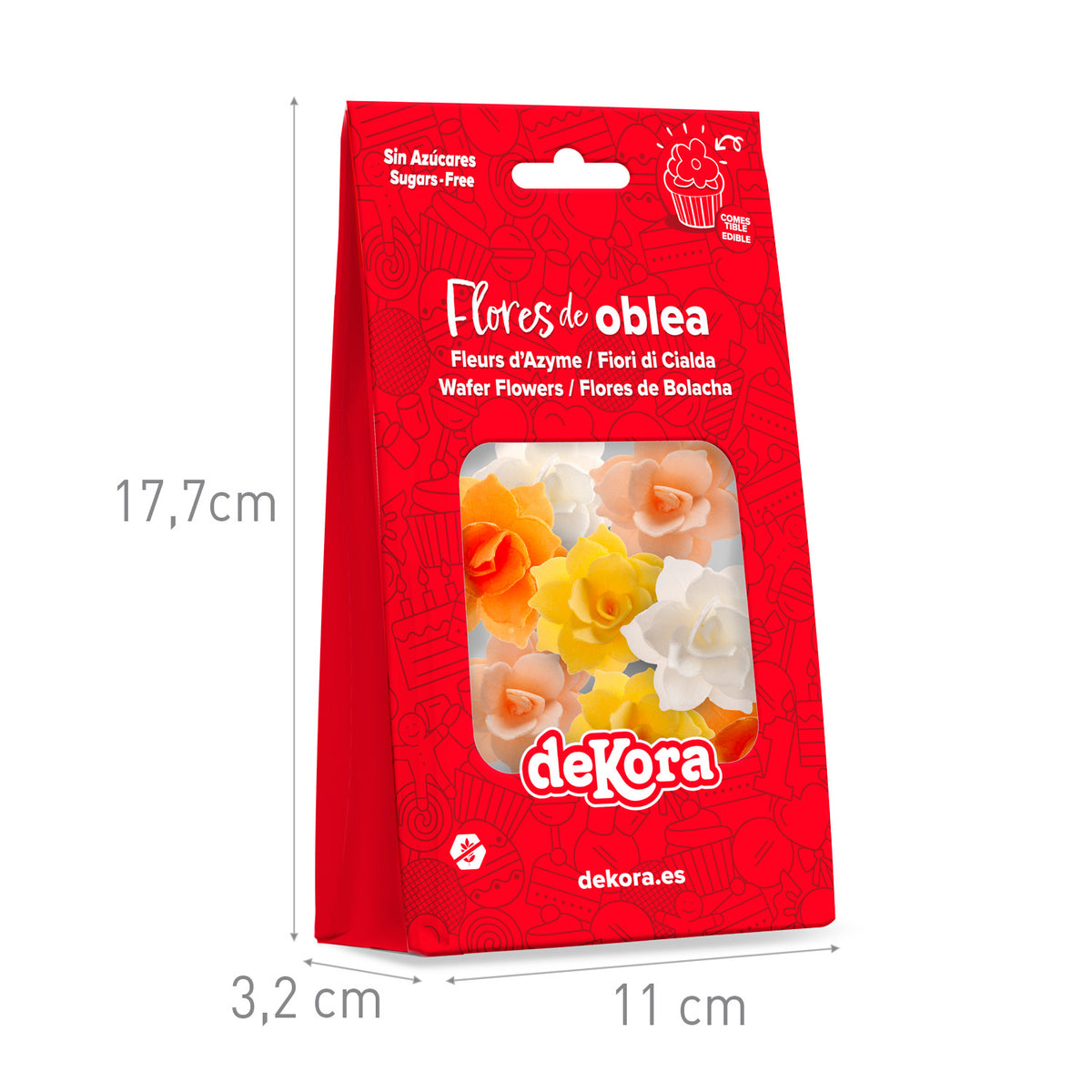 8 MINI BOLACHA DE OUTONO NENUFAR 4,5CM