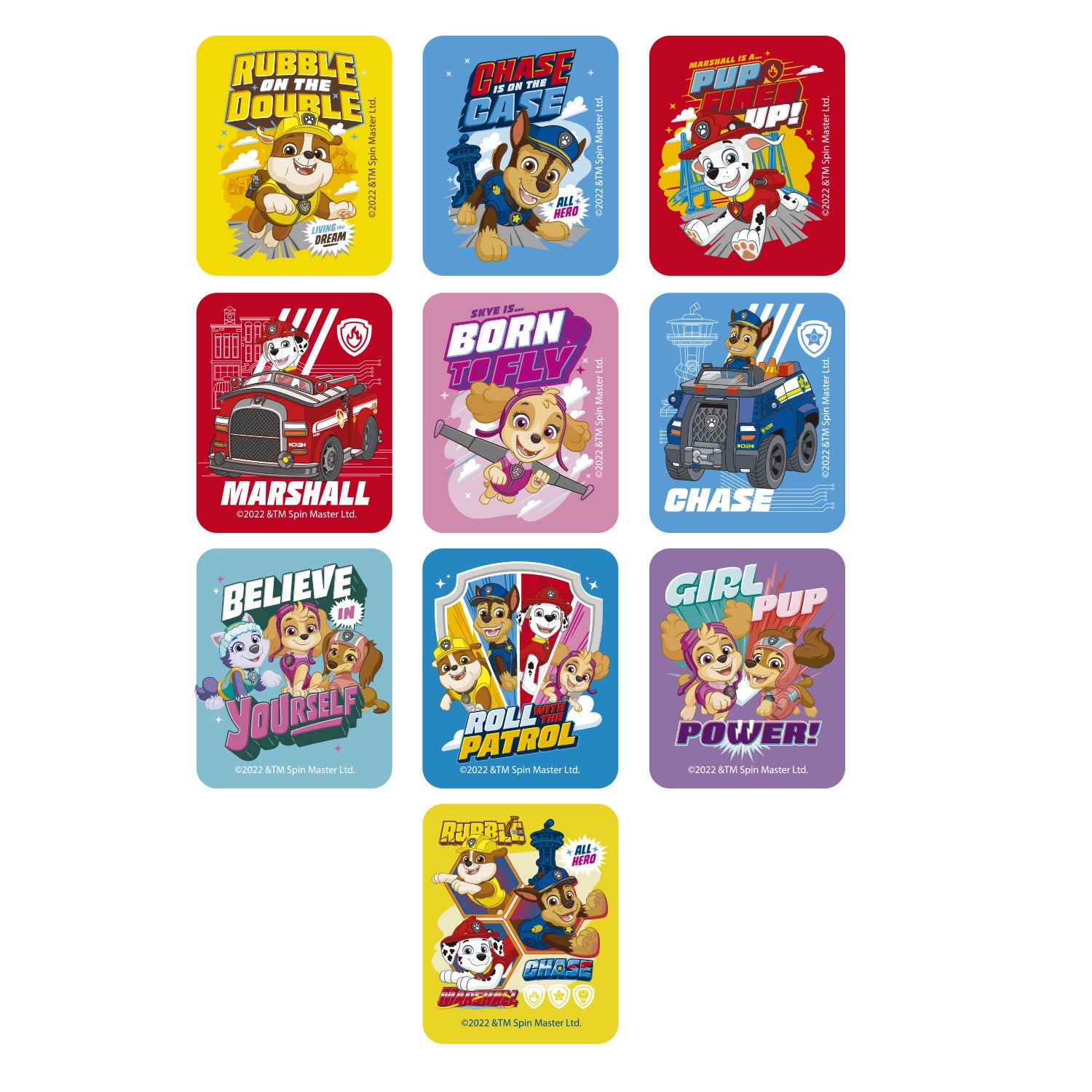 ALGODÃO DOCE COM ADESIVOS DE PATRULHA COM PATA 30G