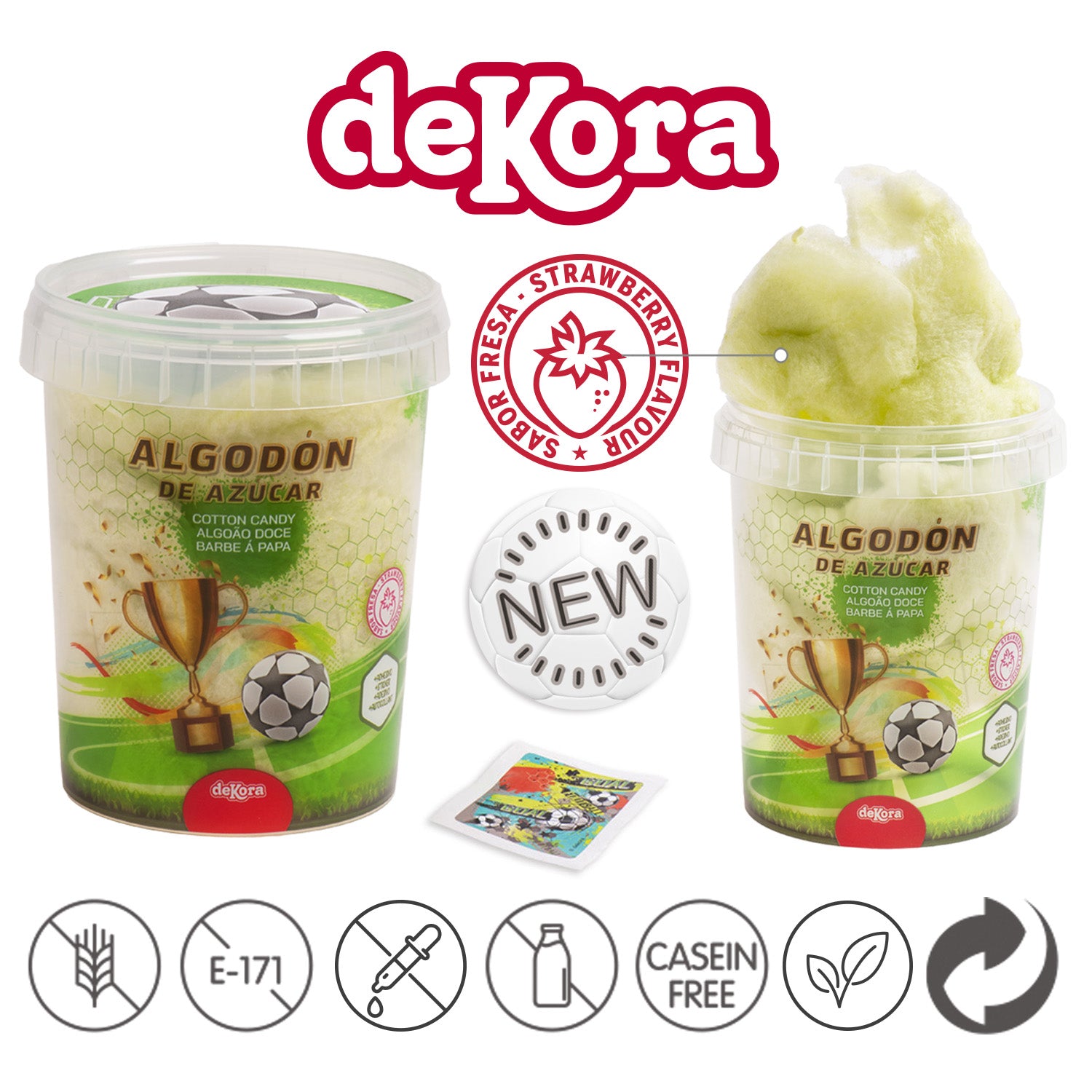 ALGODÓN DE AZÚCAR CON STICKER FÚTBOL 30GR