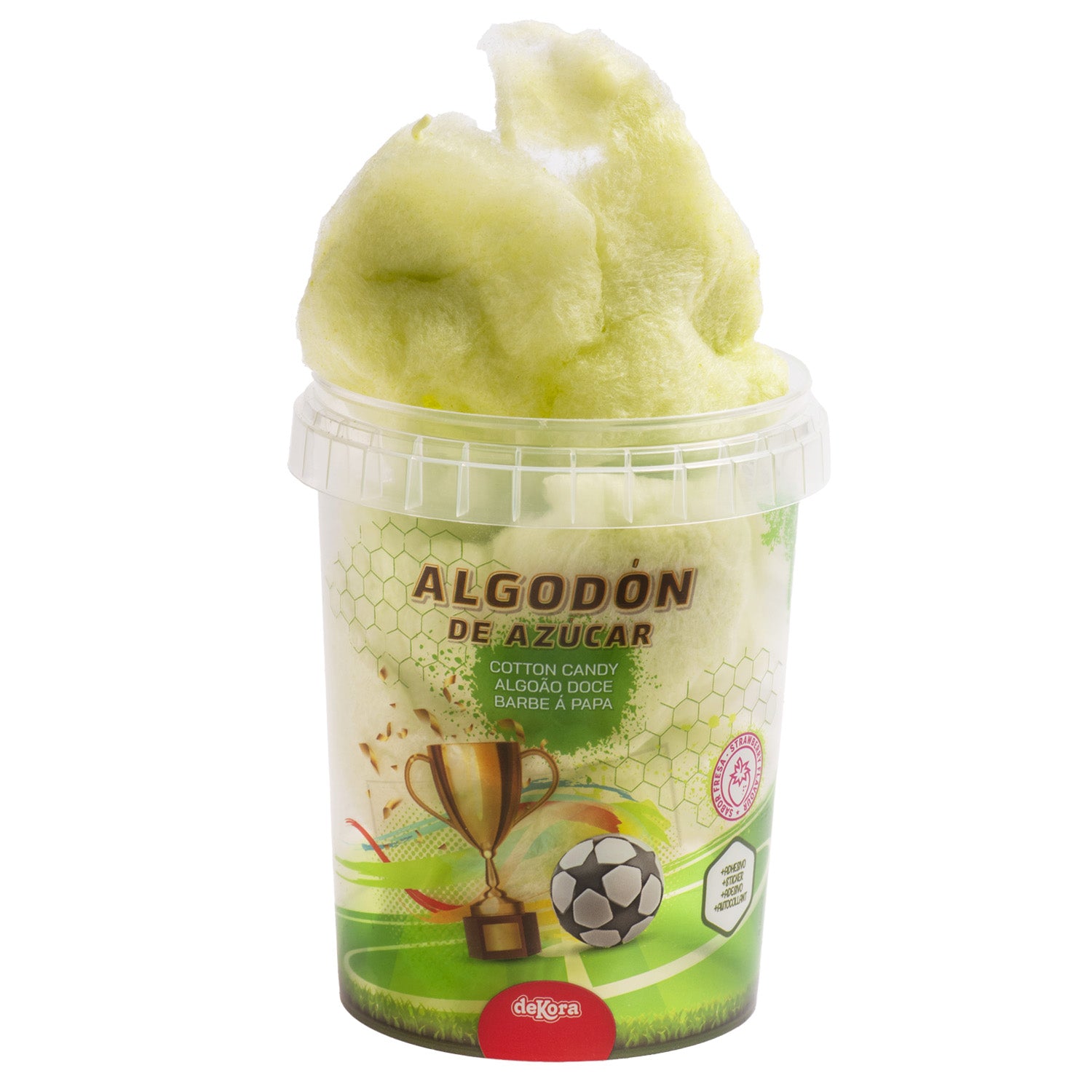ALGODÓN DE AZÚCAR CON STICKER FÚTBOL 30GR