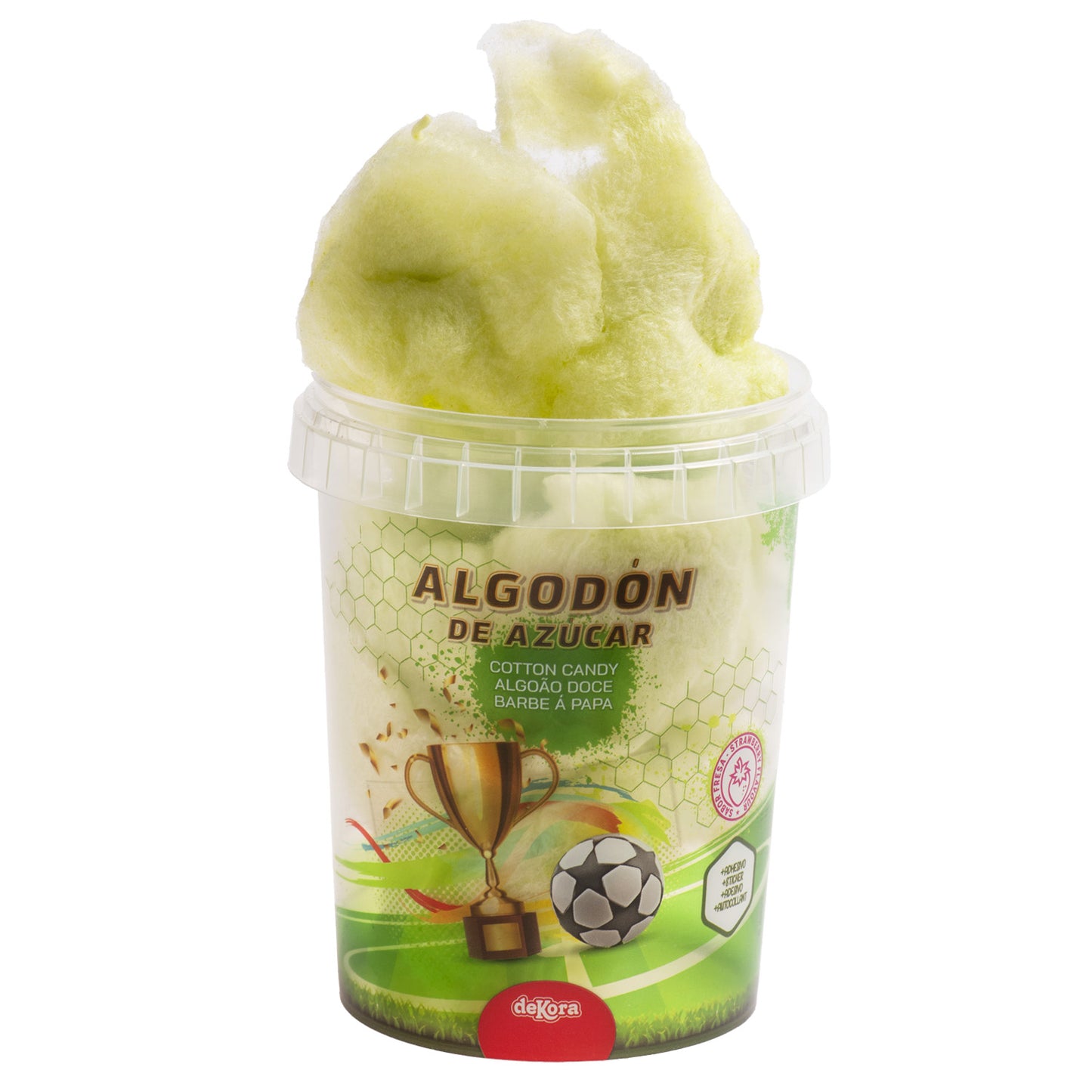 ALGODÓN DE AZÚCAR CON STICKER FÚTBOL 30GR