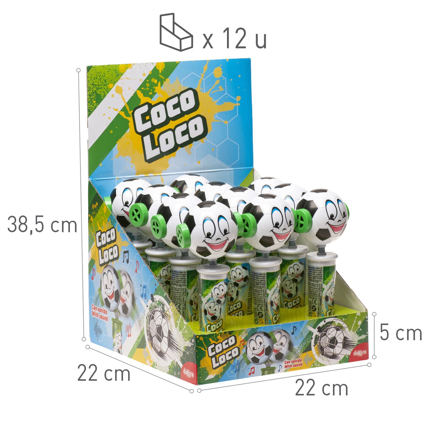 COCOLOCO FOOTBALL AVEC BONBONS 15 G
