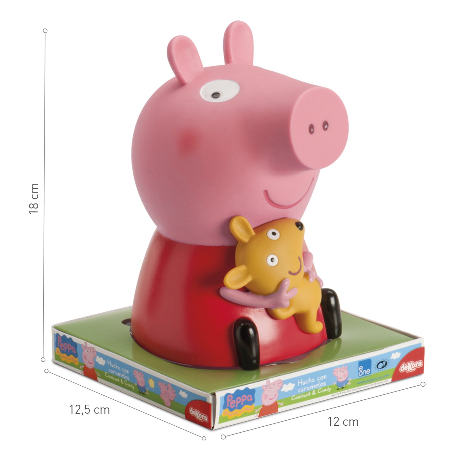 TIRELIRE PEPPA PIG AVEC BONBONS