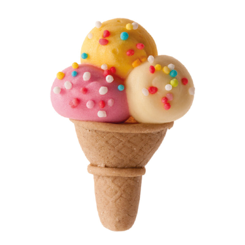 DECORAÇÃO AÇÚCAR 3D "DOCES" 3 x 4 CM