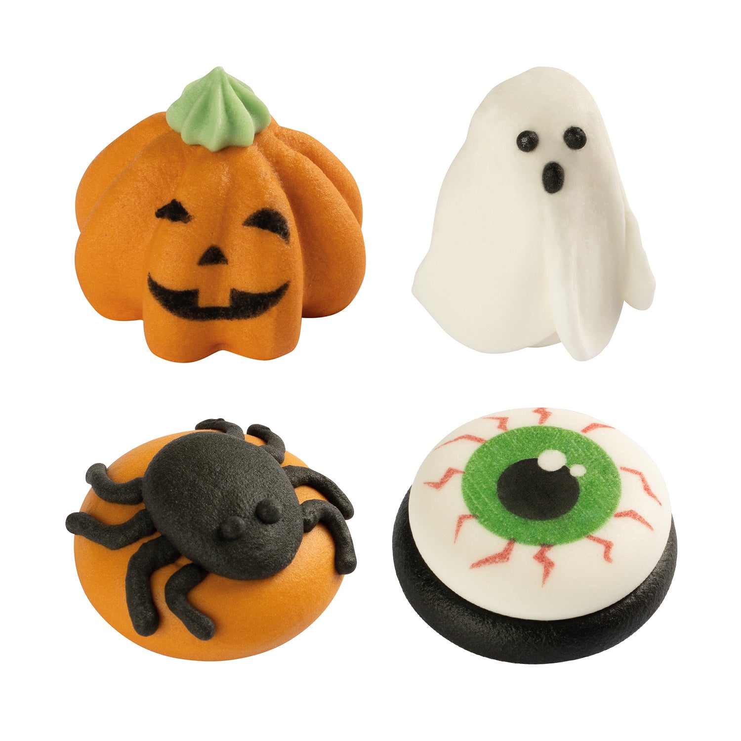 DECORACIÓN AZÚCAR HALLOWEEN 4 MODELOS 31X36MM