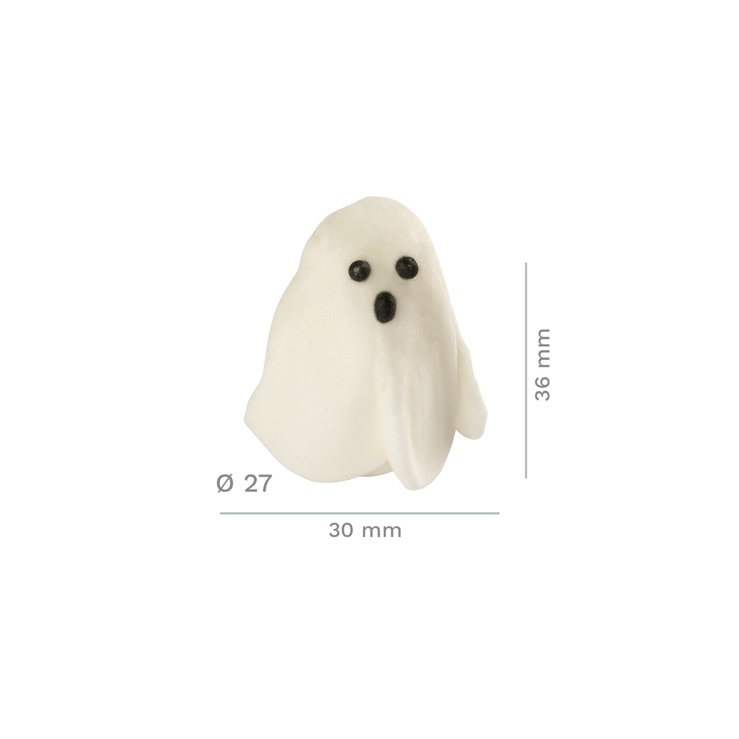DECORACIÓN AZÚCAR HALLOWEEN 4 MODELOS 31X36MM