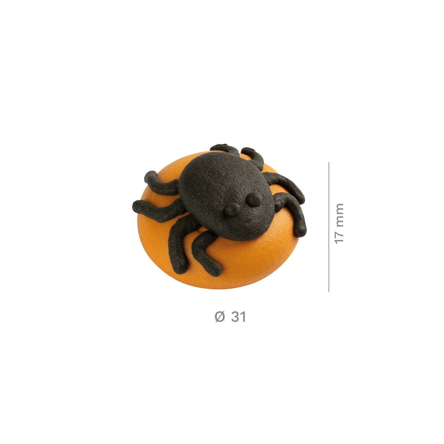 DECORACIÓN AZÚCAR HALLOWEEN 4 MODELOS 31X36MM
