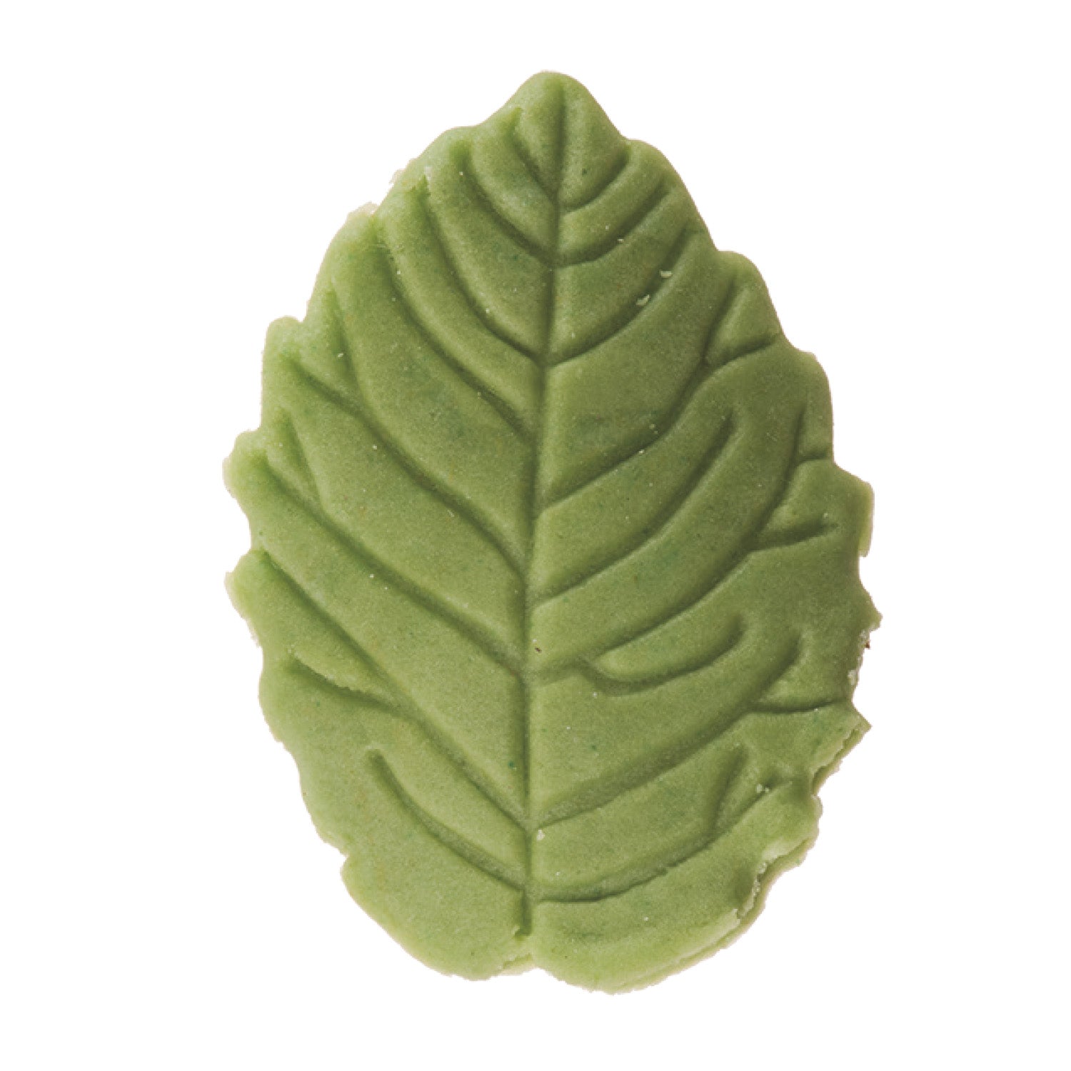 DECORAÇÃO AÇÚCAR FOLHA VERDE OLIVA 3,7CM