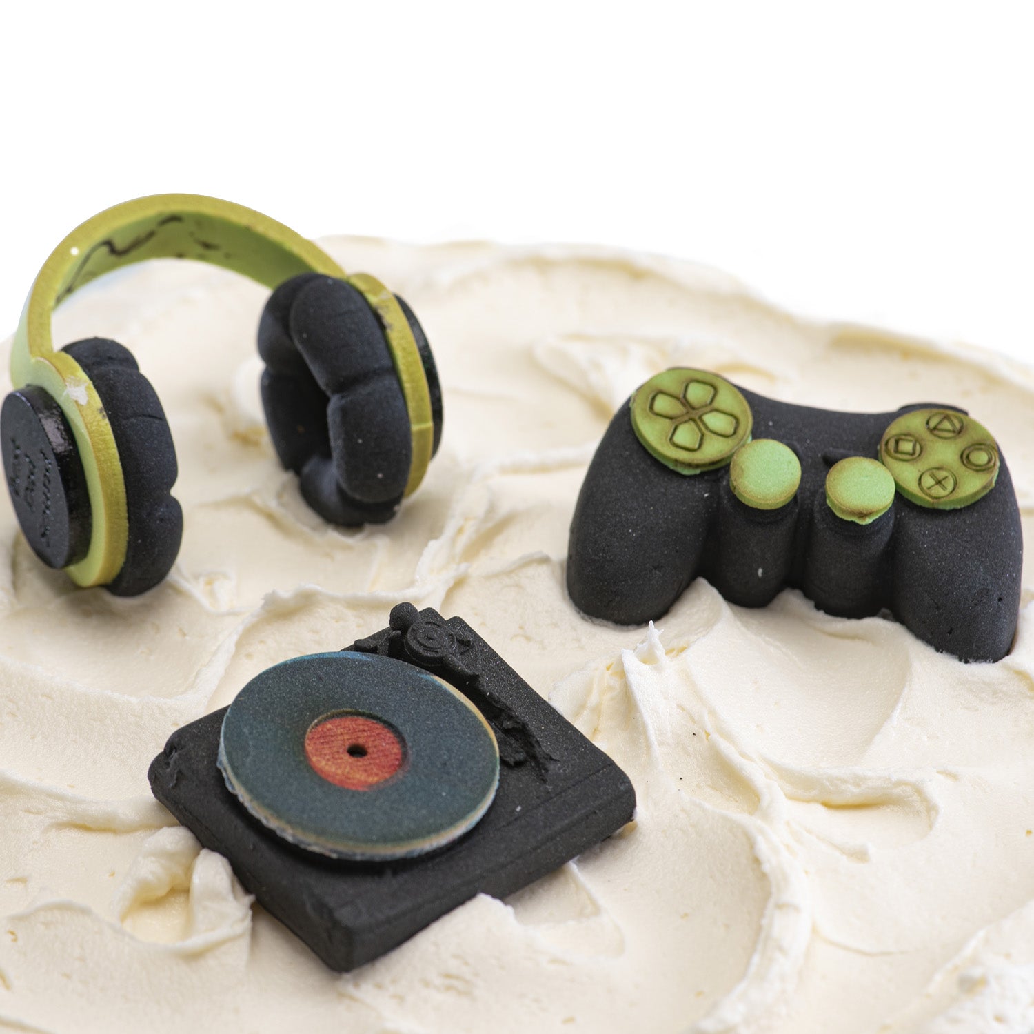 DECORACIÓN AZÚCAR PLAY STATION Y TOCA DISCO 4-6 CM