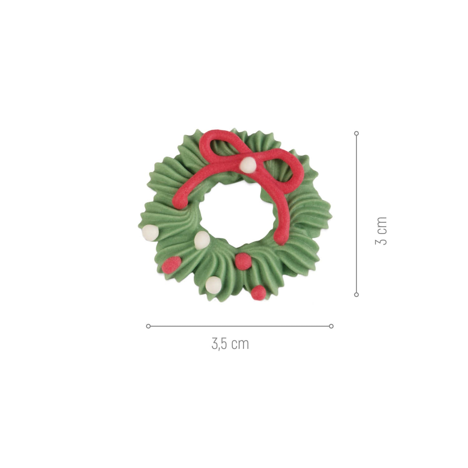 DECORAZIONE DI ZUCCHERO 2D DI NATALE 8 DISEGNI