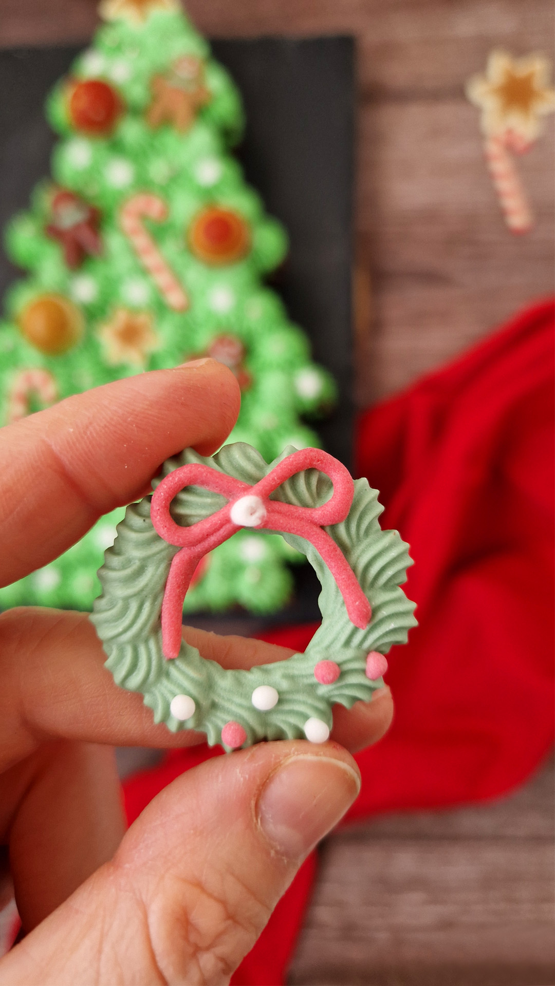 DECORAZIONE DI ZUCCHERO 2D DI NATALE 8 DISEGNI