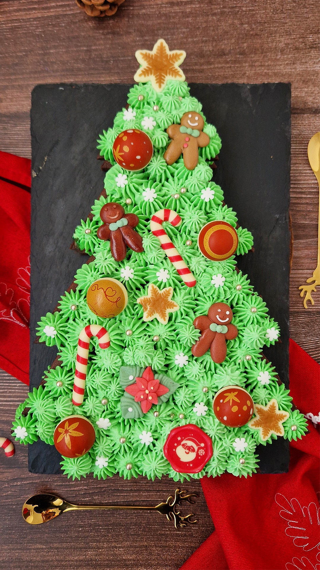 DECORAZIONE DI ZUCCHERO 2D DI NATALE 8 DISEGNI