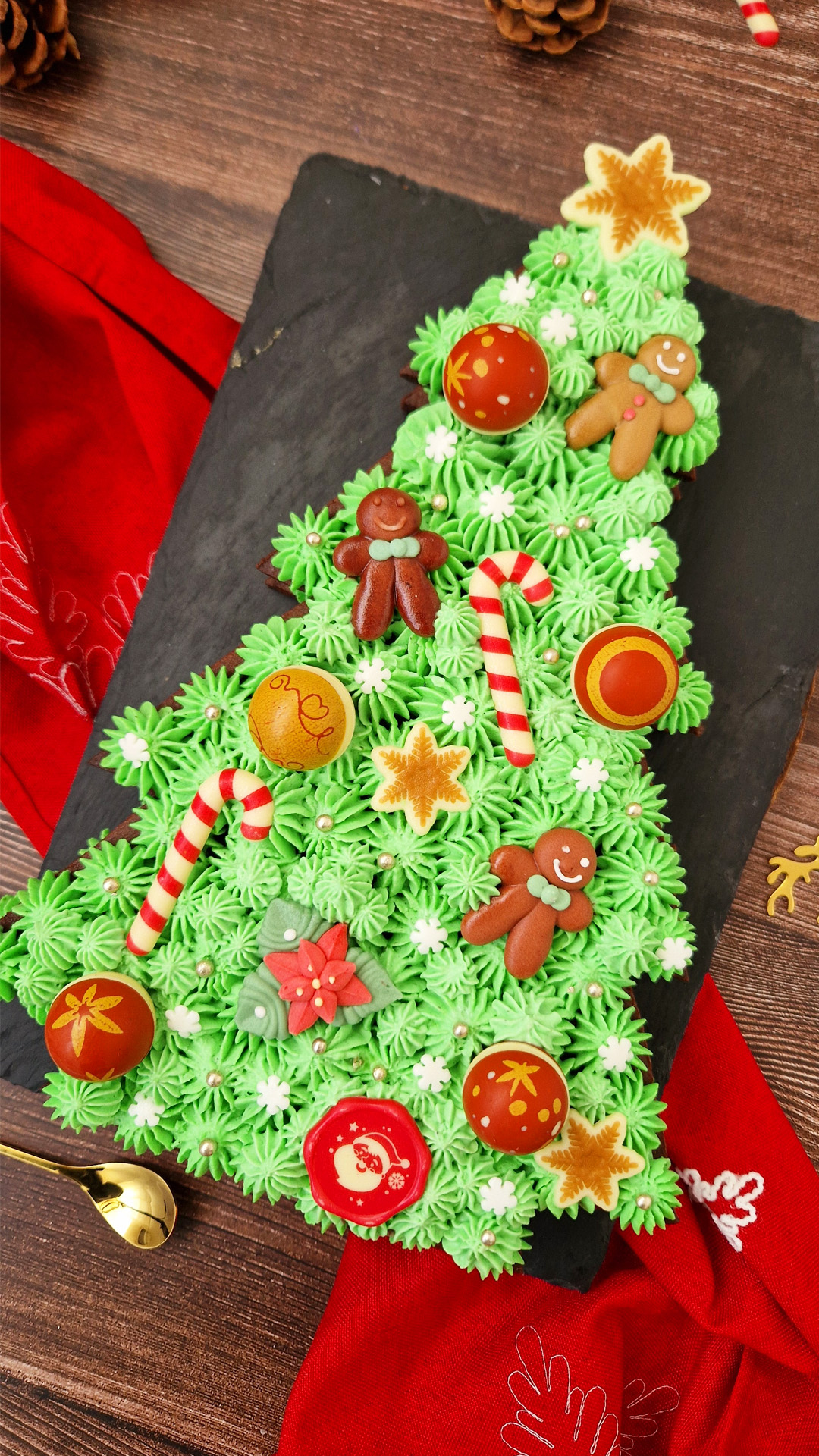 DECORAZIONE DI ZUCCHERO 2D DI NATALE 8 DISEGNI
