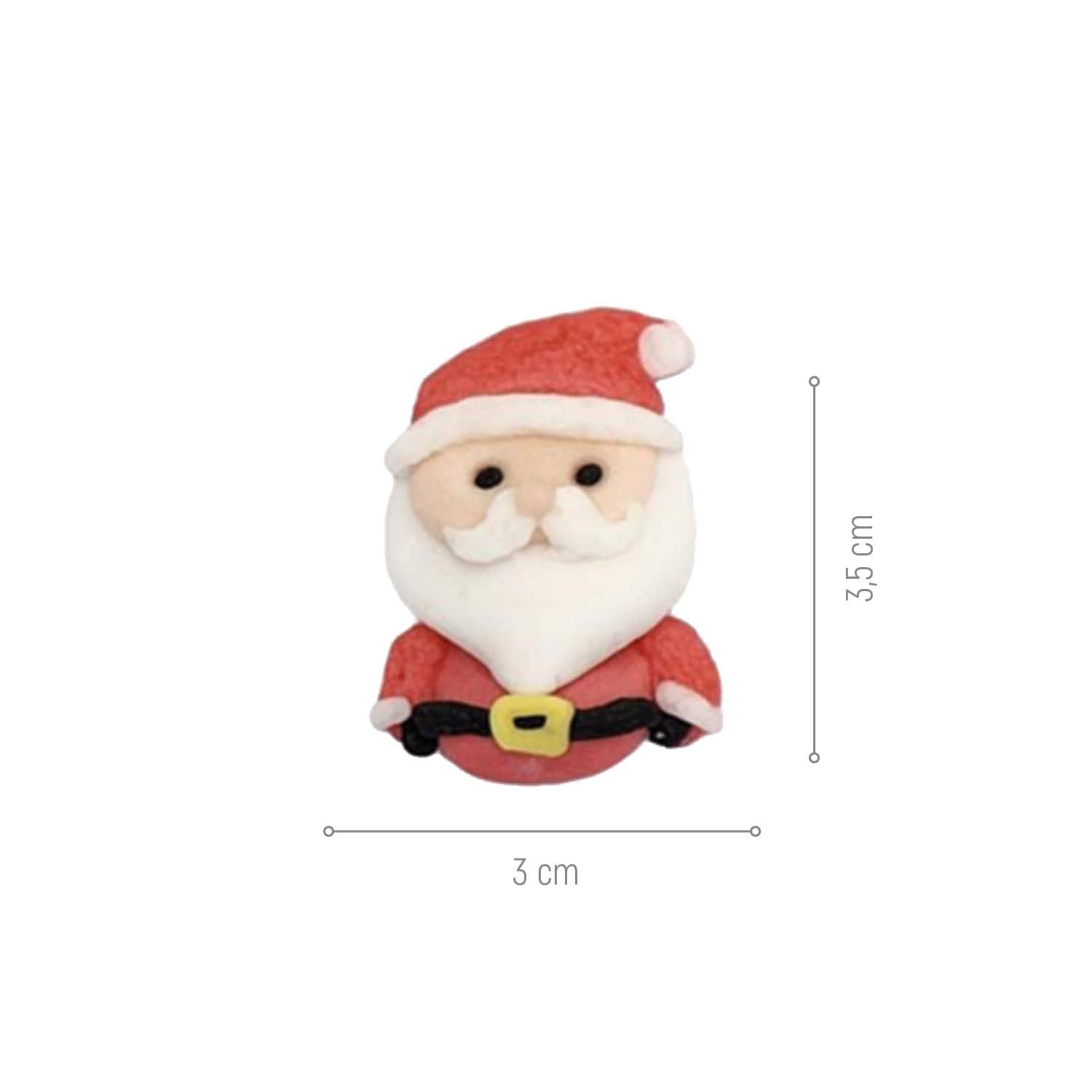 DECORACIÓN DE AZÚCAR PAPÁ NOEL Y AMIGOS 5 DISEÑOS