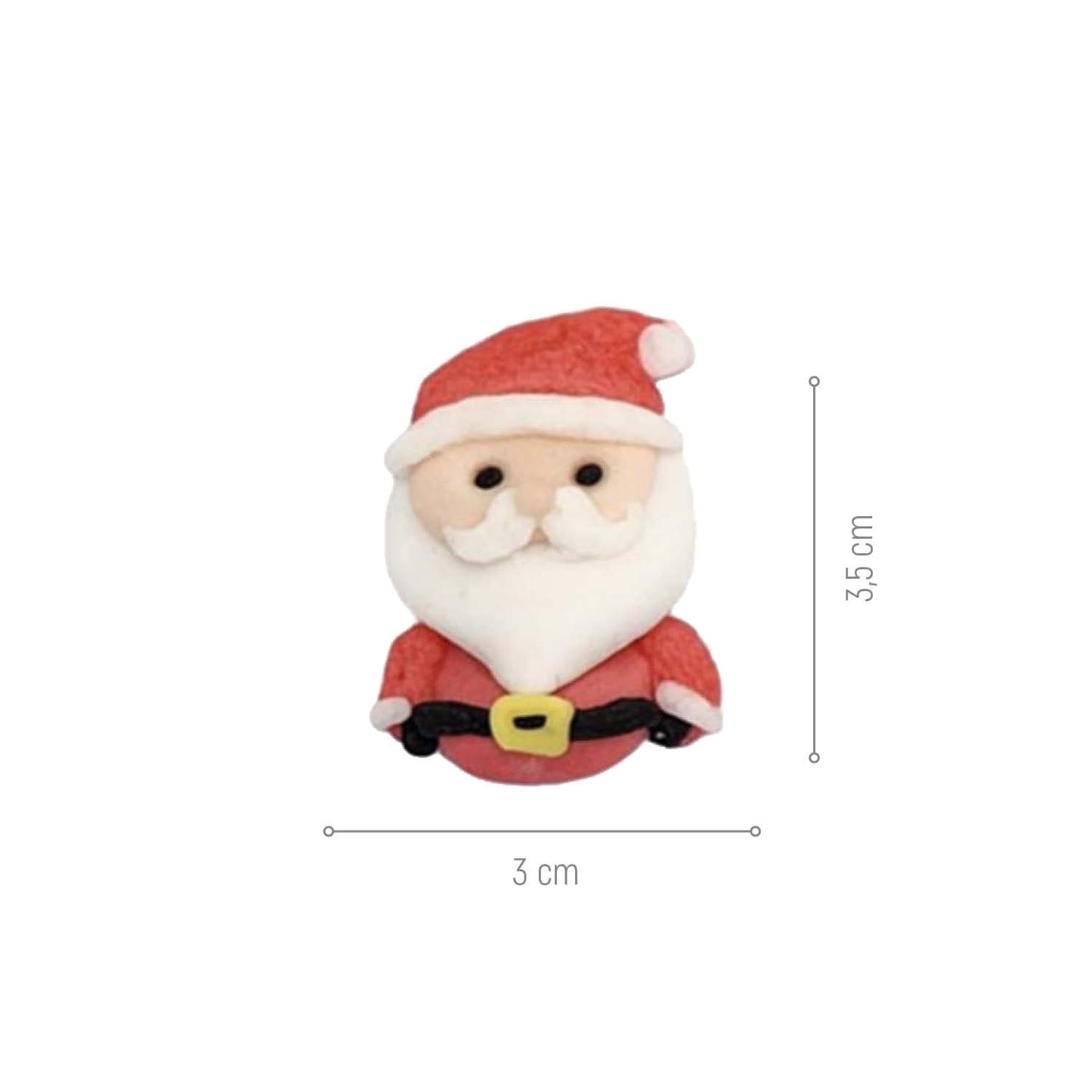 DECORACIÓN DE AZÚCAR PAPÁ NOEL Y AMIGOS 5 DISEÑOS