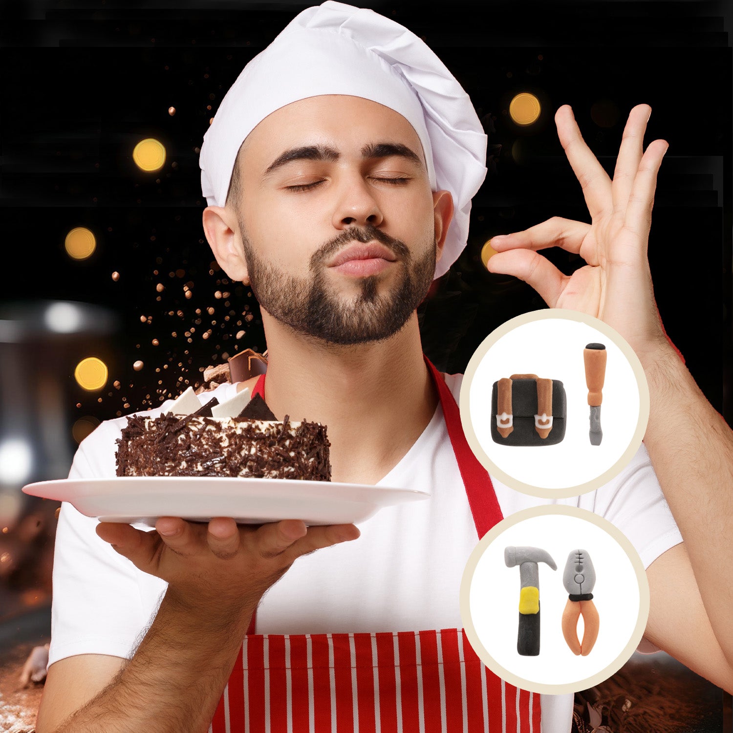 DECORACIÓN AZÚCAR HERRAMIENTAS 4 DISEÑOS