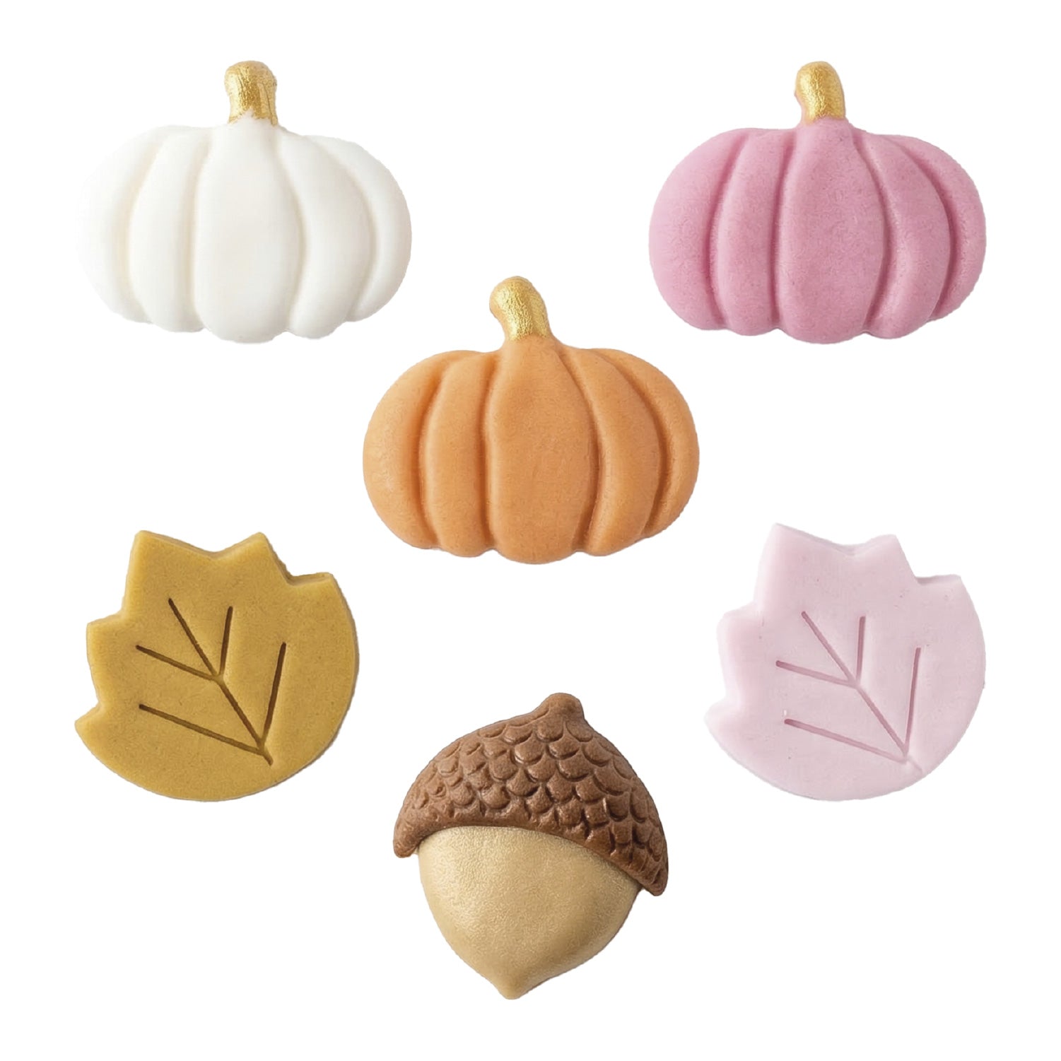 DÉCORATION EN SUCRE 2D ASSORTI AUTOMNE 48 UNITÉS