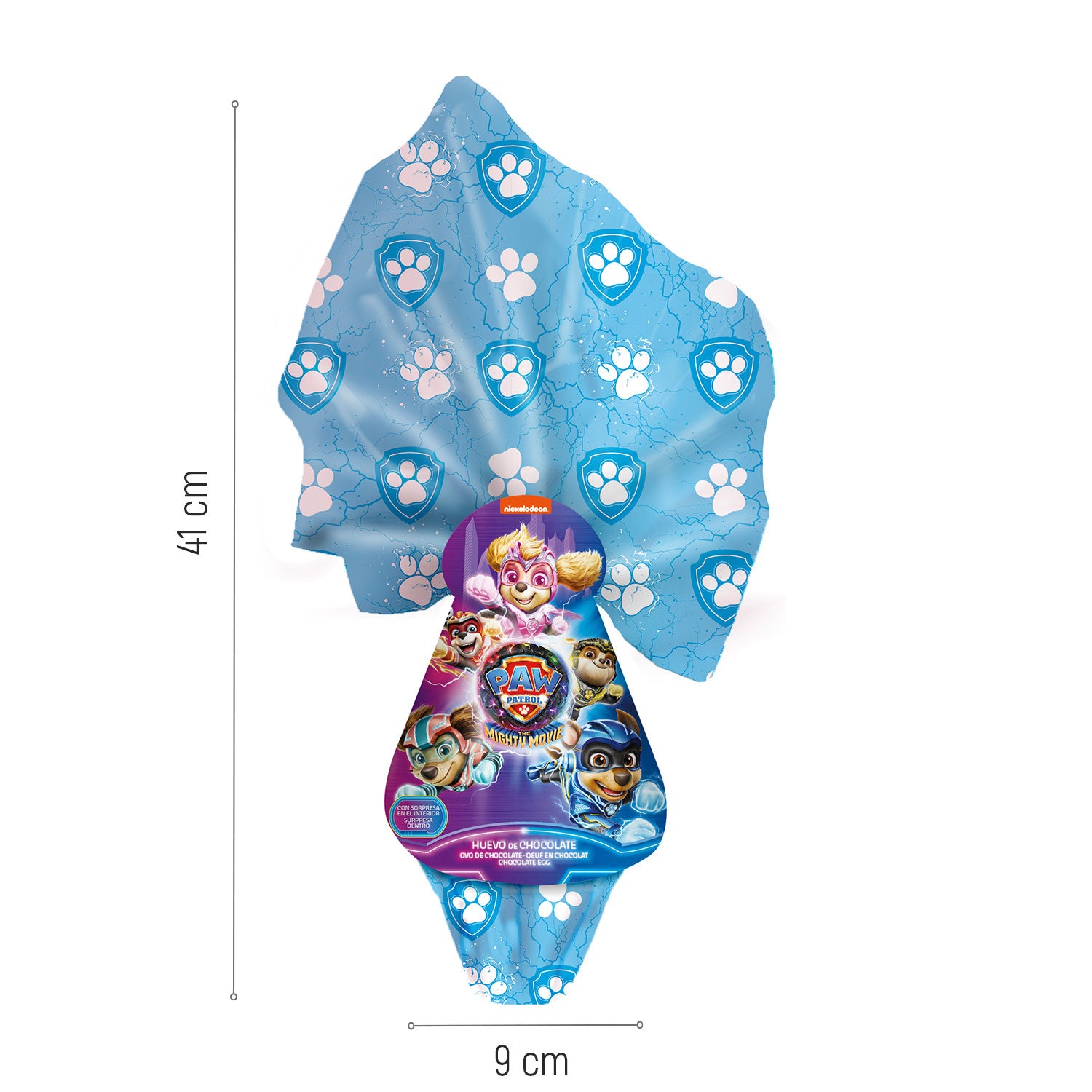 PAW PATROL EASTER EGG WITH SURPRISES 120 GR