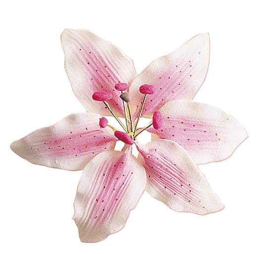 DECORAÇÃO AÇÚCAR SORTIDO LÍRIOS 8CM