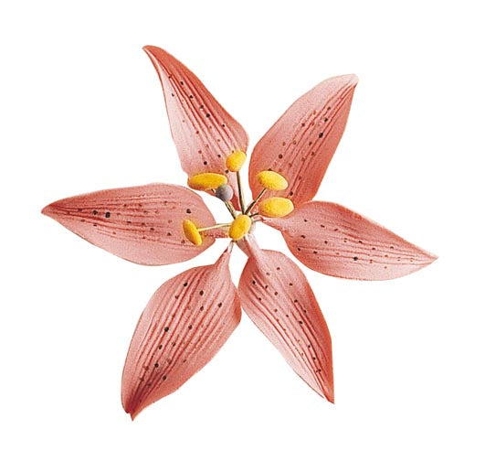 DECORAÇÃO AÇÚCAR SORTIDO LÍRIOS 8CM
