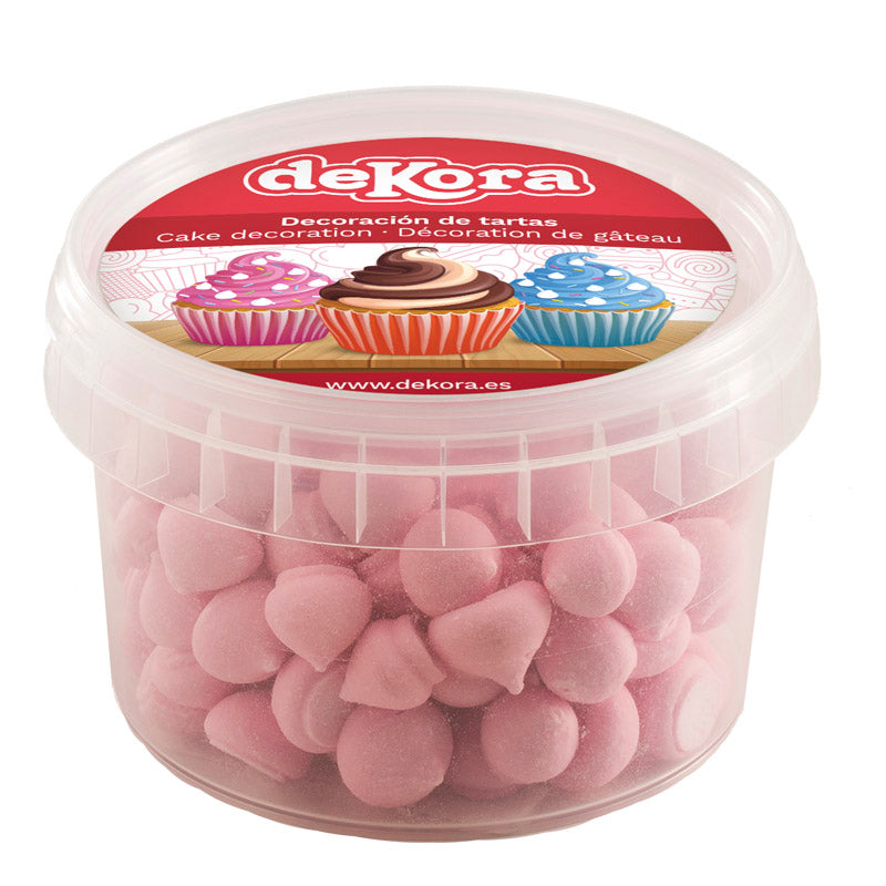 MINI MERINGHE DI ZUCCHERO ROSA LAMPONE 90FR