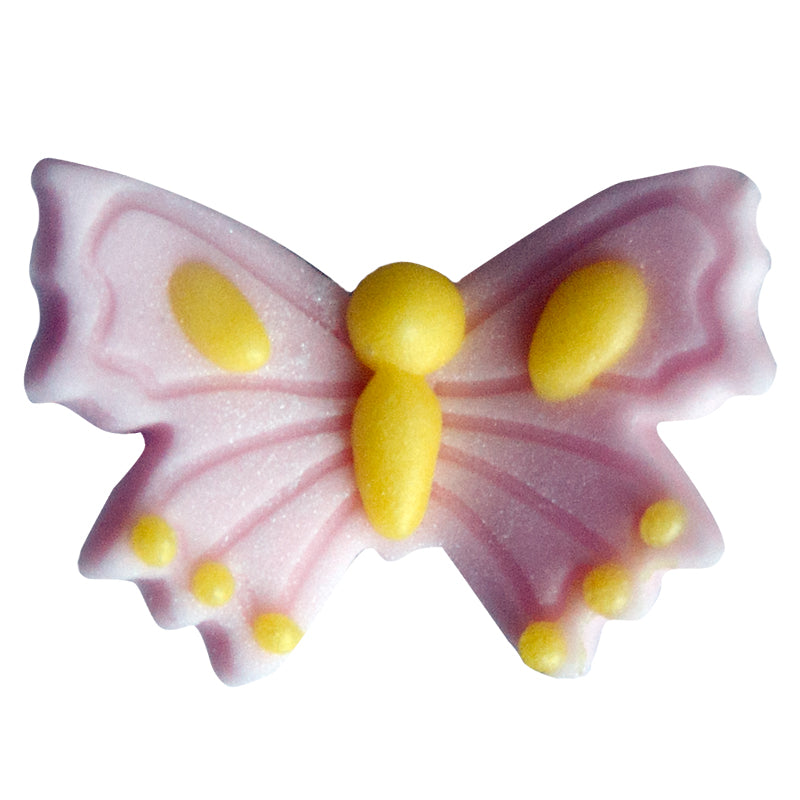 DECORAÇÃO AÇÚCAR SORTIDO BORBOLETAS 25MM