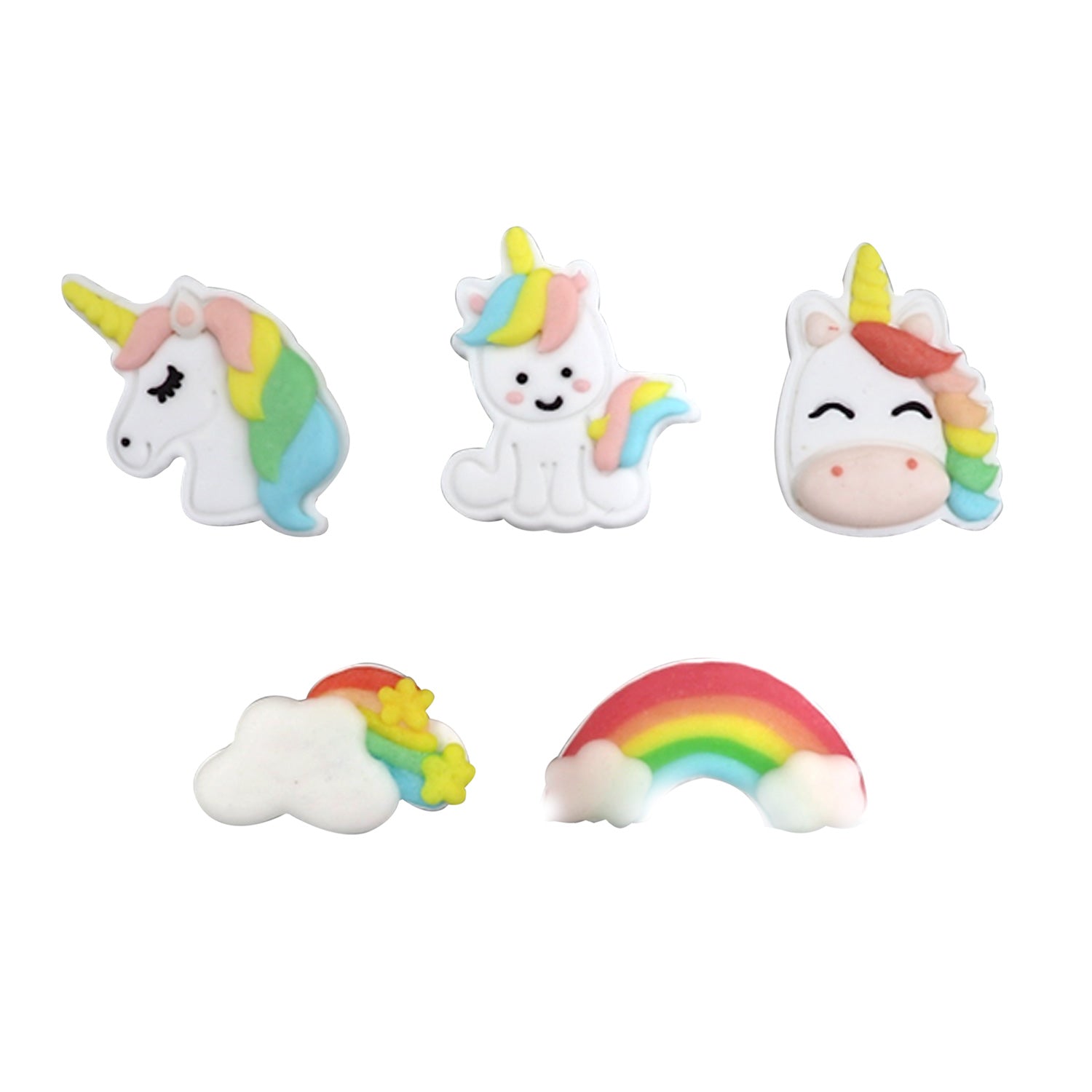 DECORAÇAO AÇUCAR UNICORNIO 2D 4-7CM