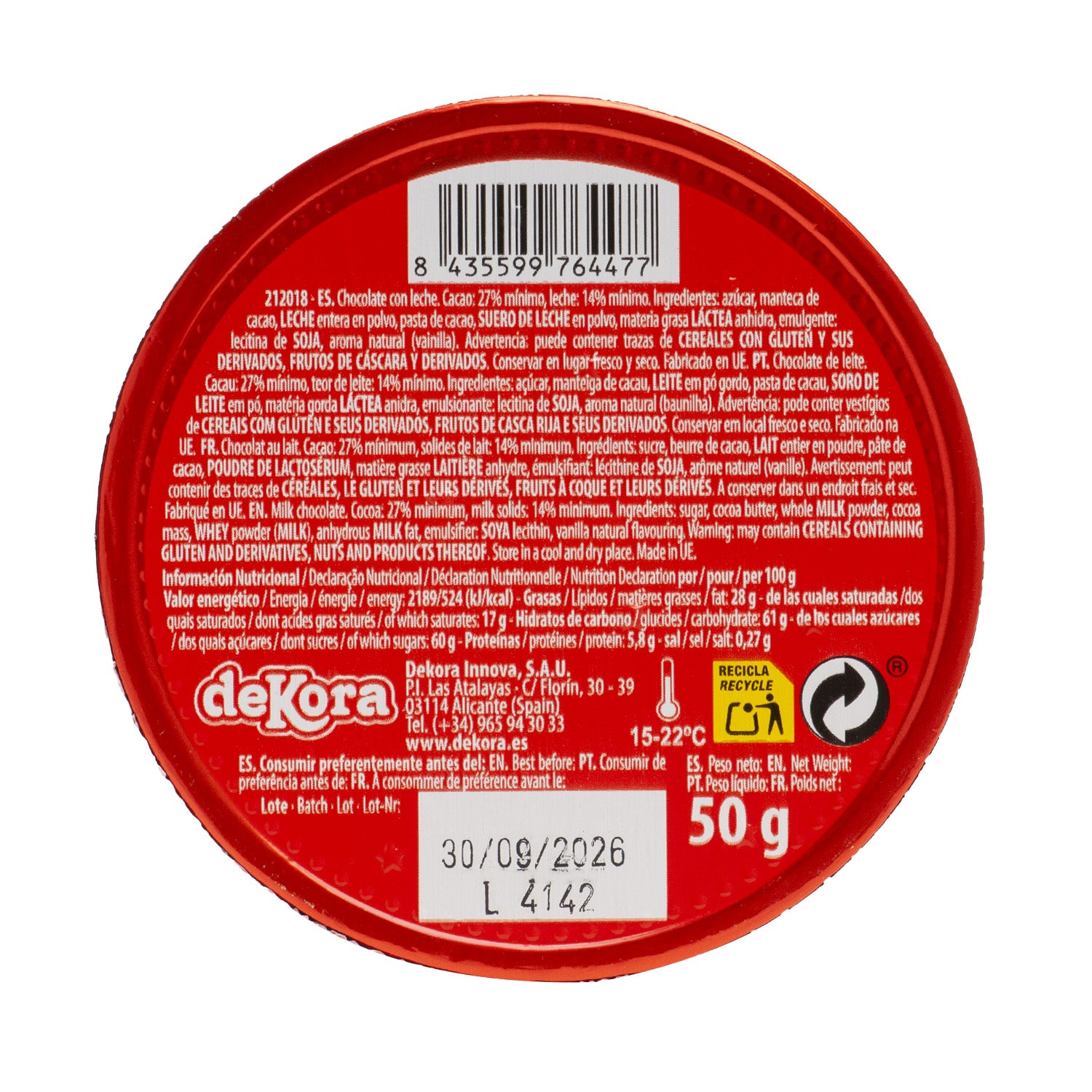 PAW PATROL CHRISTMAS CHOCOLATE COINS 50GR