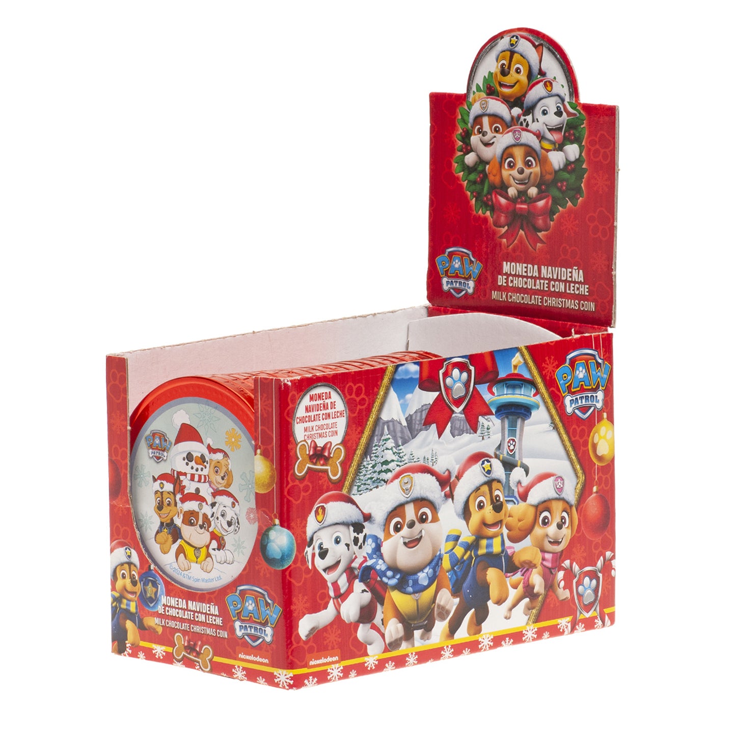 PAW PATROL CHRISTMAS CHOCOLATE COINS 50GR