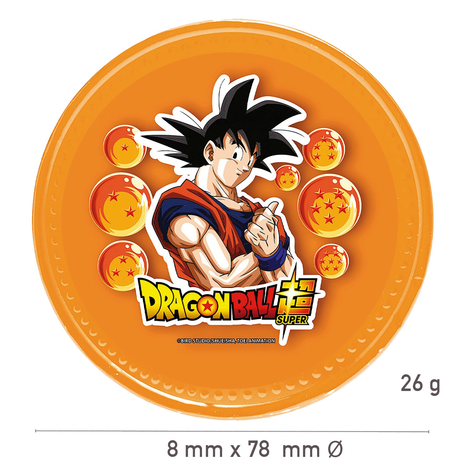 PIÈCES DE MONNAIE EN CHOCOLAT DRAGON BALL 26GR