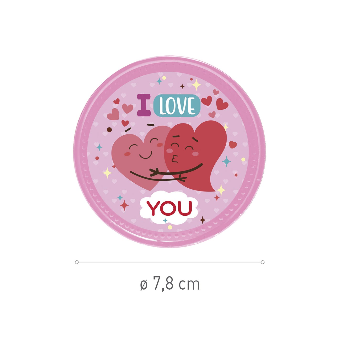 PIÈCES DE CHOCOLAT SAN VALENTINE 26GR