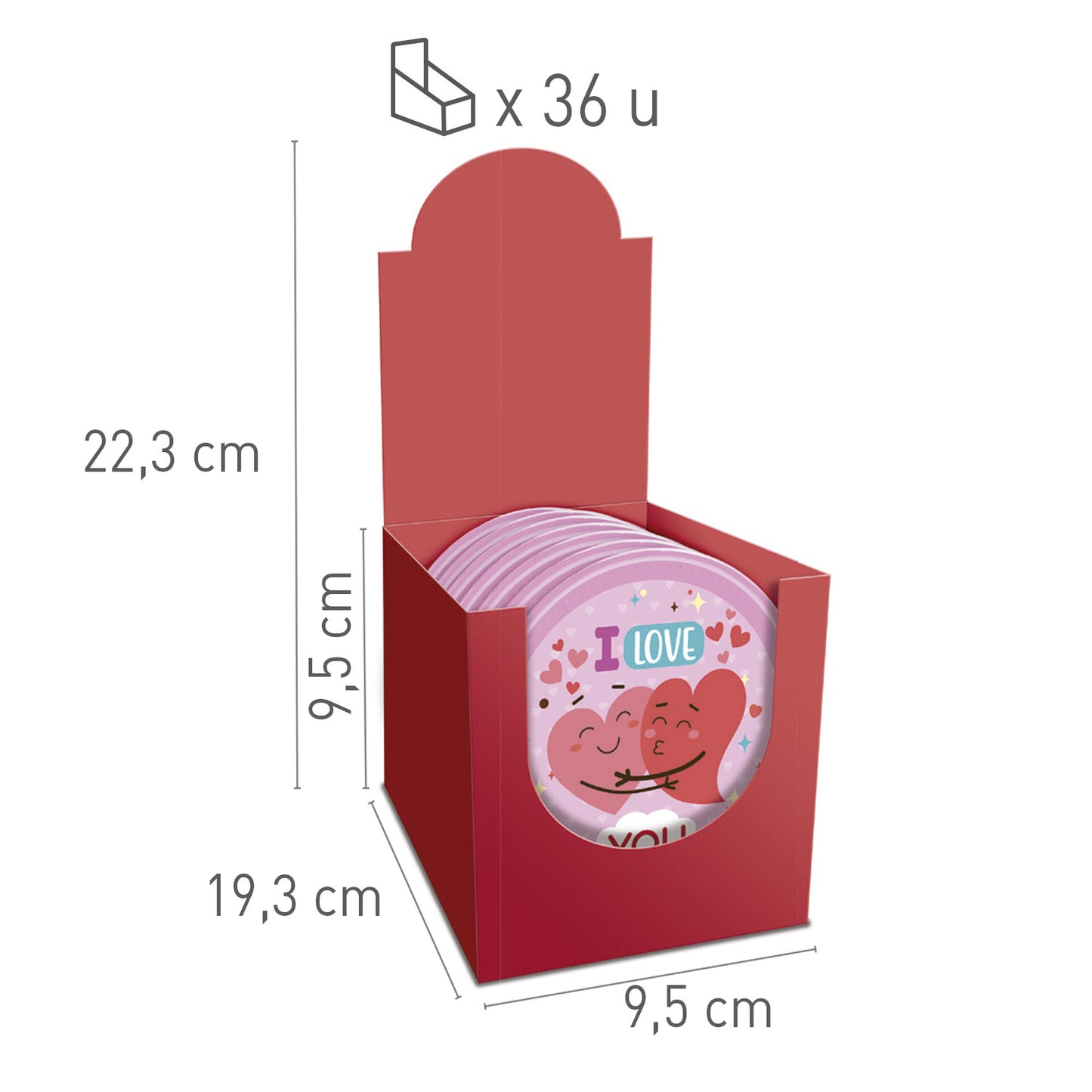 MONETE DI CIOCCOLATO SAN VALENTINO 26GR