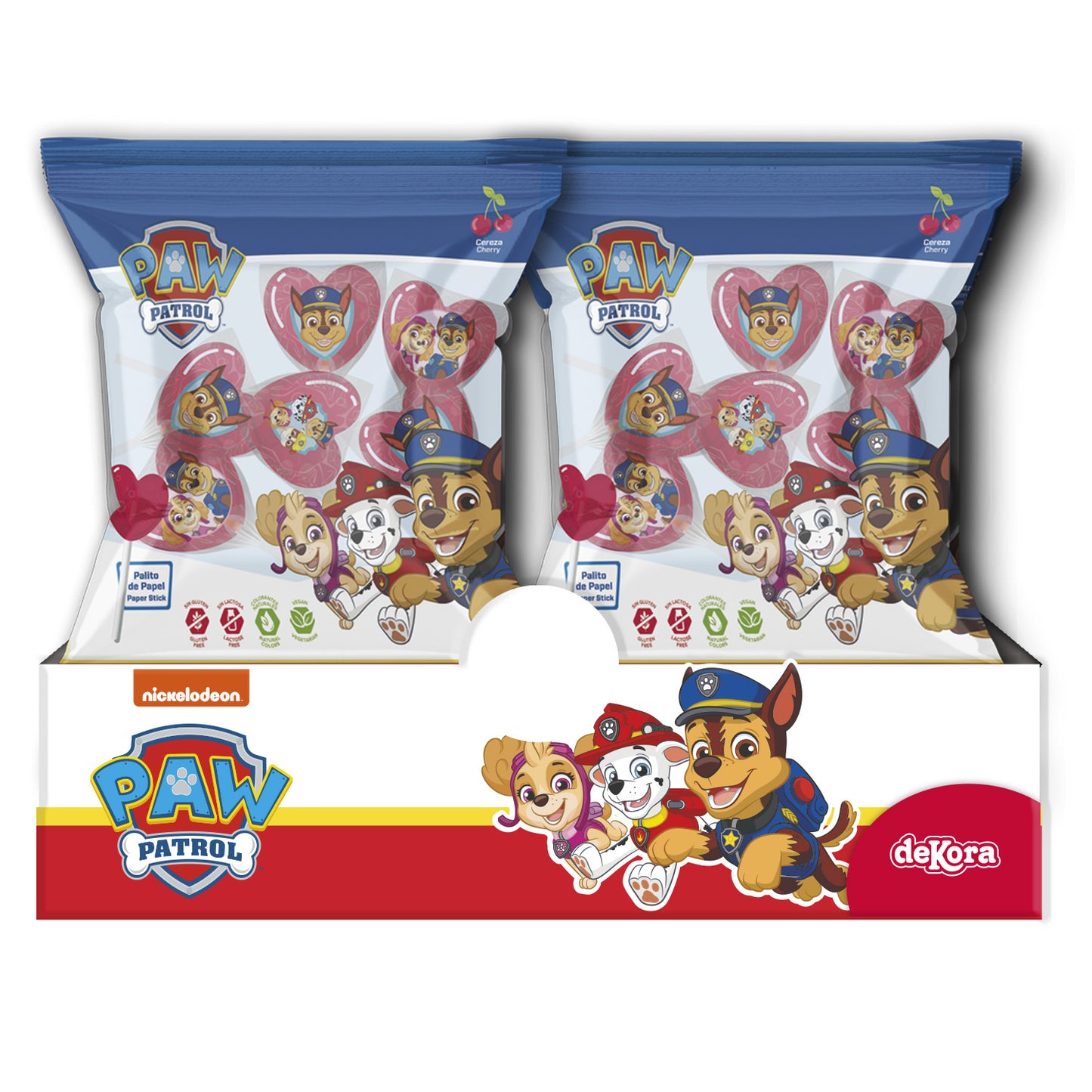 SUCETTES COEUR PAW PATROL 13.9GR