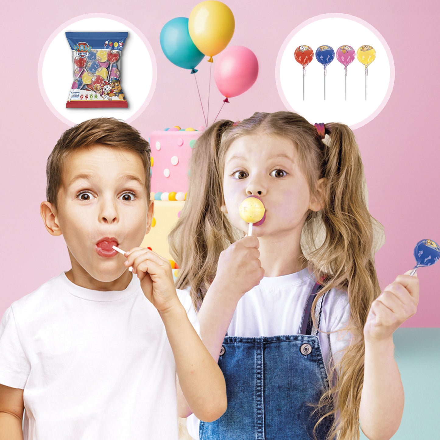 CARAMELO CON PALO SABORES SURT. PAW PATROL 12GR