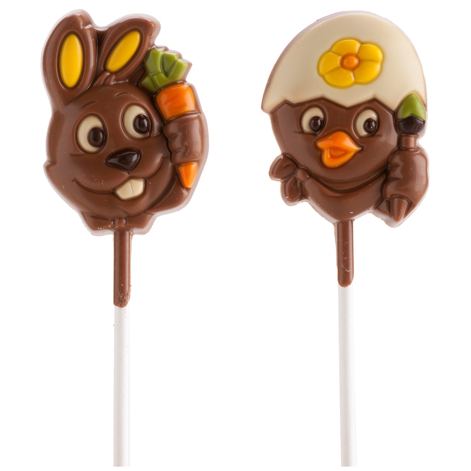 PIRULETAS CHOCOLATE ANIMALES 20GR 2 MODELOS SURT.